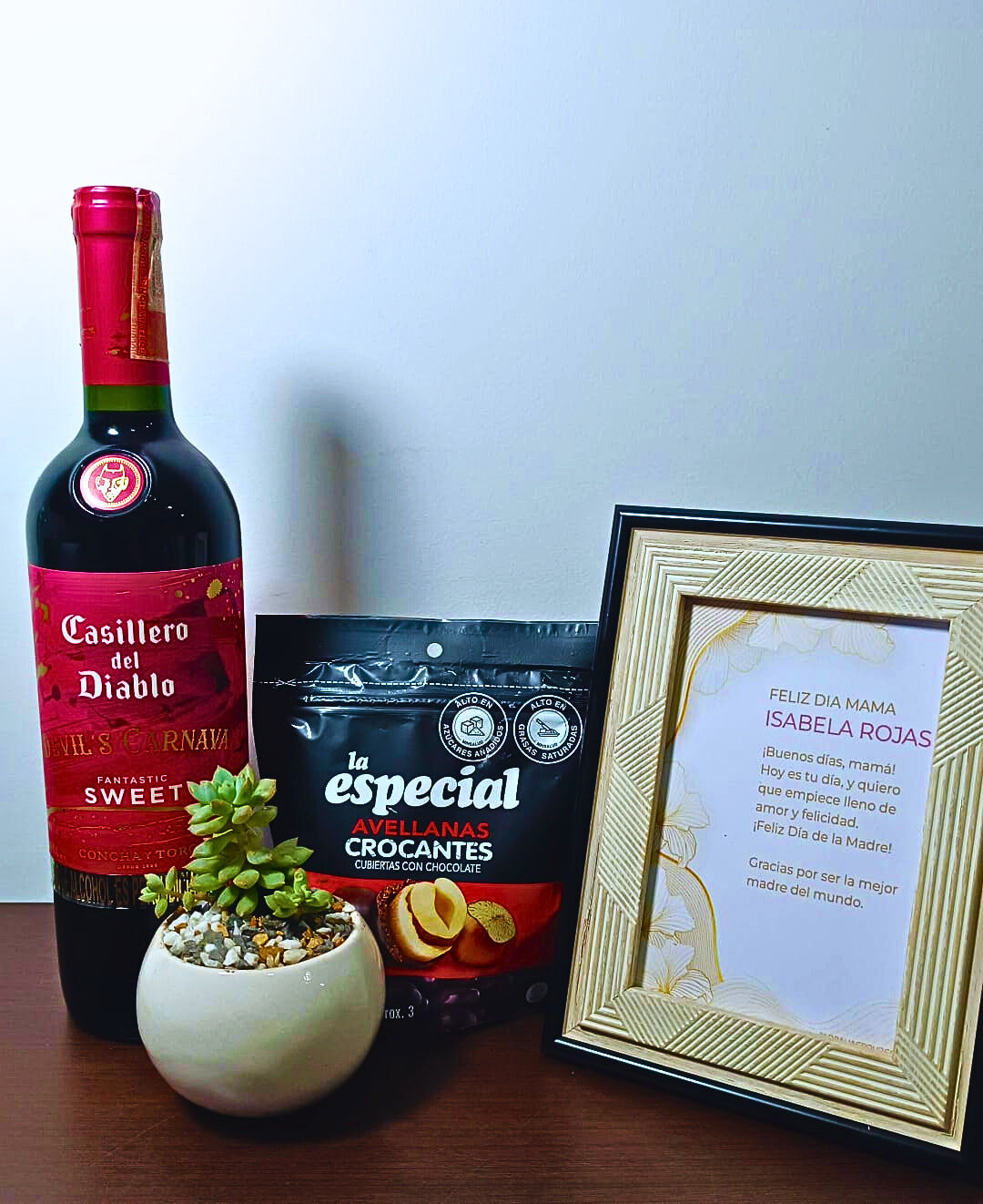 Suculenta especial + Casillero del diablo fantastic sweet