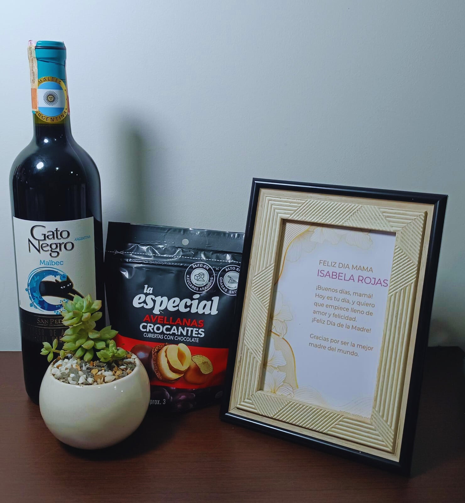 Suculenta especial +  GATO NEGRO malbec