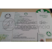 Hojas verdes Cali-Bogota y Corona combinada Rosas y pompones