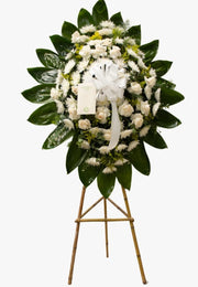 Pedestal Verde Alto+ Hojas vedes cali o bogota